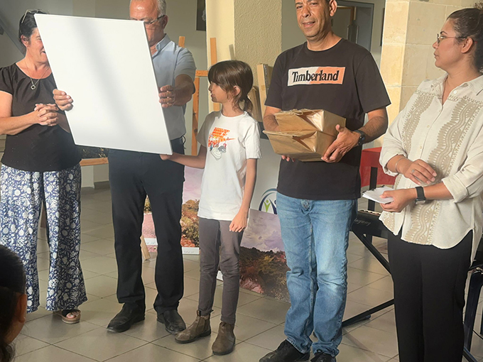 حفل توزيع الجوائز على المشاركين بمسابقة التصوير في وادي قانا